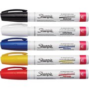 Sharpie Paint Marker, Oil-Based, Medium Point, 5/PK, AST PK SAN34971PP